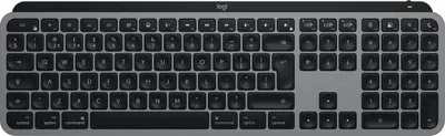 Produktbild von Logitech Master MX Keys S for Mac, Kabellos, RF Wireless + Bluetooth, Scherenschalter, AZERTY, LED, Aluminium, Weiß