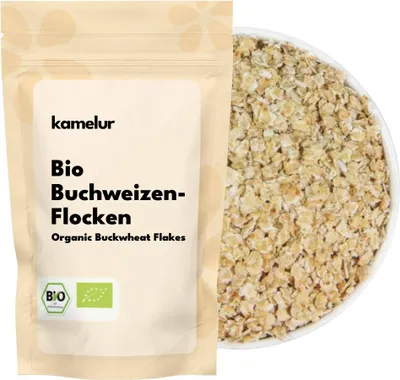 Produktbild von Kamelur® Bio Buchweizenflocken 1 kg