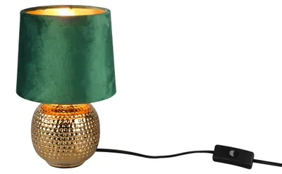 Zdjęcie produktu dla Lampa stołowa złota zielona SOPHIA RL R50821015
