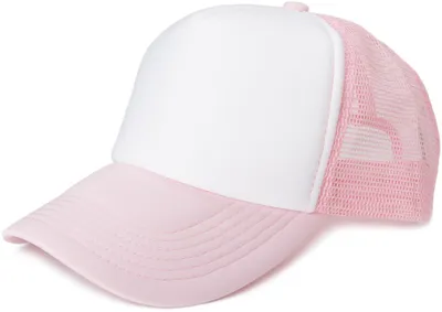Produktbild von styleBREAKER Uni 5-Panel Trucker Cap mit Mesh-Einsatz | verstellbares Basecap mit Click Snap Verschluss | luftiges Netz Cap für Damen und Herren