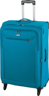 Produktbild von 4 Rollen Trolley 80 Liter, mittlerer 67 cm Koffer Weichgepäck Hell Blau Bowatex