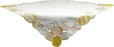 Produktbild von Weihnachtstischläufer 85x85 bestickter Osterhase