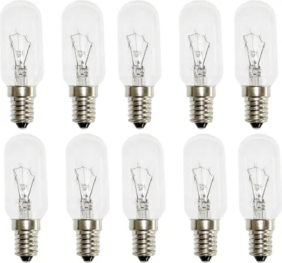 Produktbild von 10 x Glühbirne Röhre T29x98 60W E14 klar Glühlampe 60 Watt Glühbirnen Dunstabzugshaube