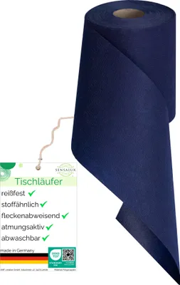 Produktbild von Sensalux Tischläufer 15cm x 25m dunkelblau