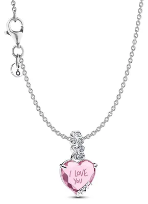 Pandora 21778 Damen-Halskette Geschenkset Silber I Love You Mom Bundle 1