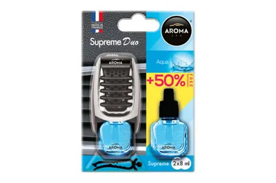 Obrázok produktu pre Osviežovač vzduchu AROMA CAR SUPREME DUO AQUA