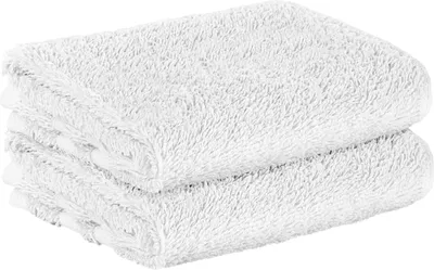 Obrázek produktu pro StickandShine, sada 2 ks prémiových froté ručníků pro hosty, 30 x 50 cm, bílé, gramáž 500 g/m², 100 % bavlna