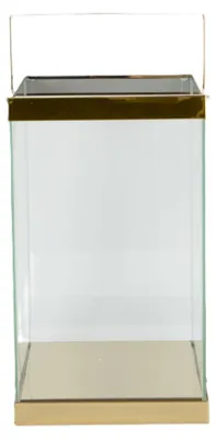 Produktbild von TrendLine Deko Laterne Edelstahl 14 x 14 x 25 cm gold