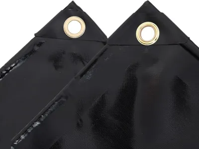 Zdjęcie produktu dla vidaXL plandeka 650 g/m² 3x4 m czarna
