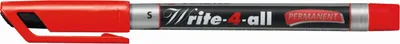 Obrázek produktu pro STABILO Write-4-all, Červená, Červená, Stříbrná, 0,4 mm, Keramický, Fólie, Sklo, Kov, Plast, 10 mm, 148 mm