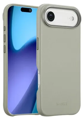 Immagine prodotto di Accezz MagSafe Cover posteriore in pelle per iPhone Air - Grigio chiaro