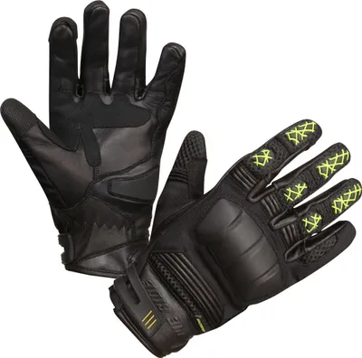 Immagine prodotto di Guanti da moto Modeka Ennos, nero/giallo, 8