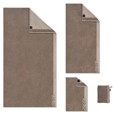 Douchehanddoek Doubleface 80x150 cm Sand