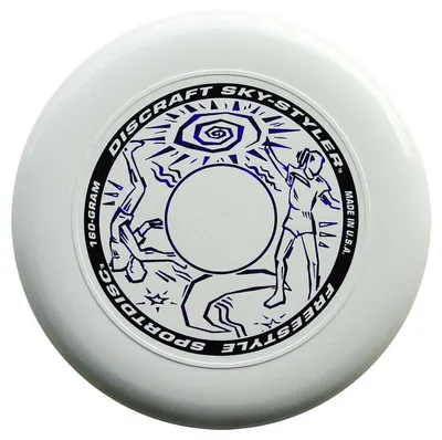 Produktbild von Frisbee Wurfscheibe Discraft Sky Styler White 160 gr DCSSSW Weiß 27,5 cm