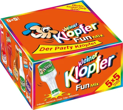 Produktbild von Kleiner Klopfer Fun Mix 25x 20ml 15-17% Vol.