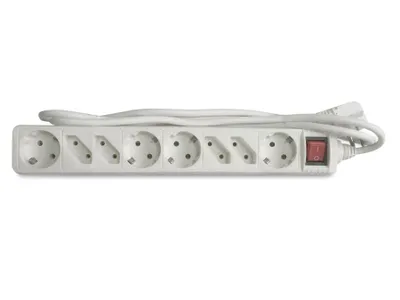 Produktbild von DAYHOME Steckdosenleiste SLS-44/W, 8-fach, weiß