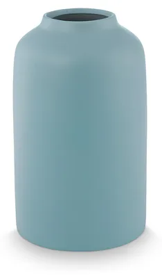 Produktbild von PIP STUDIO Vase Ceramic Matt Blue 30cm