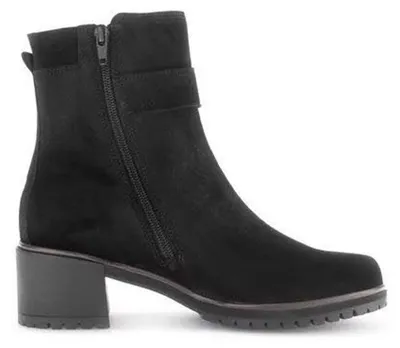 Zdjęcie produktu dla Buty za kostkę Gabor 4.682, zamsz, czarne, damskie