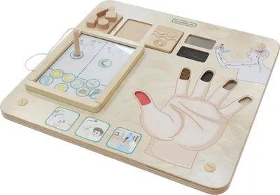 Obrázek produktu pro MASTERKIDZ Vzdělávací tabule Smysl pro dotek Montess