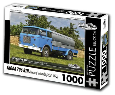 Productafbeelding van Puzzle TRUCK 36 - ŠKODA 706 RTH, brandstofwagen (1958 - 1975), 1000 stukjes