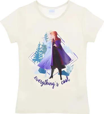 Produktbild von Disney Die Eiskönigin Elsa Kinder Mädchen T-Shirt – Gelb / 110