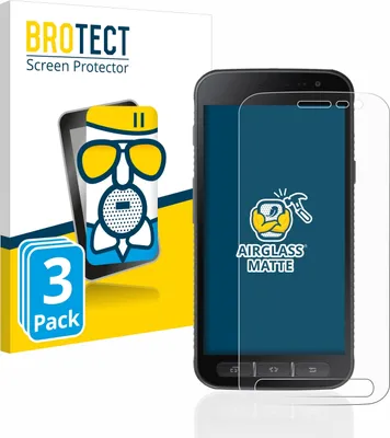 Produktbild von 3x BROTECT Entspiegelungs Schutzglas für Samsung Galaxy Xcover 4 / 4s Schutzfolie Panzer Folie Glas Display Schutz matt