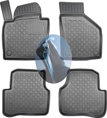 Produktbild von Z519282 TPE-Gummifußmatten kompatibel mit  VW Passat Trendline B6 3C Limousine Stufenheck 4-türer 2005-2010