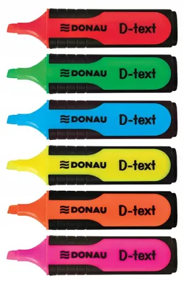 Produktbild von Donau Neon Textmarker Set für Kinder 6 Farben