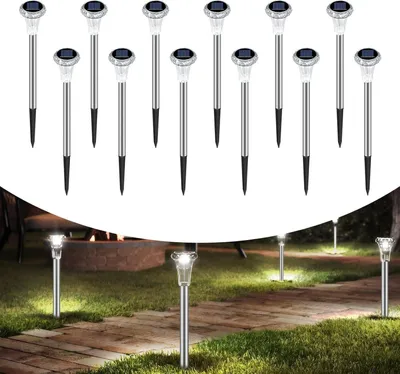 Produktbild von EUGAD Solarlampen für Außen, IP65 Wasserdicht Solarleuchten Garten, Weiß