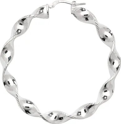 Image de Boucles d'Oreilles Femme Argent fin 925 - 40mm; TRS17696MM40