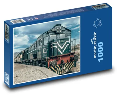 Zdjęcie produktu dla Puzzle 1000 Historyczny pociąg w Pakistanie - martinpuzzle