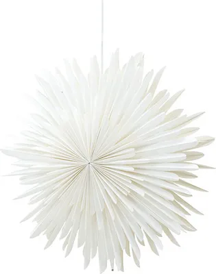 Immagine prodotto di Stella di Natale Sälen con ciondolo in carta luminosa Ø60cm bianco.