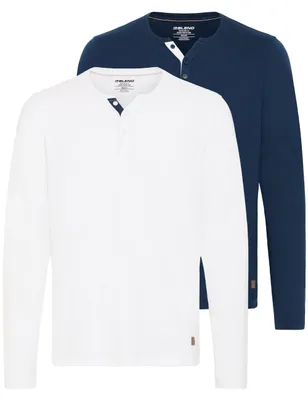 Produktbild von Blend BHMBHOLLIE Herren Longsleeve Langarmshirt Shirt Baumwollmischung regular fit