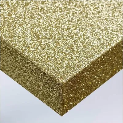 Produktbild von DIMEXACT - DIMEXACT Goldglitter-Kleberolle in einer Rolle von 122 cm x 10 Meter(n) -122 cm x 10 m - en Rouleau