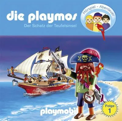 Produktbild von Die Playmos - Der Schatz der Teufelsinsel, 1 Audio-CD