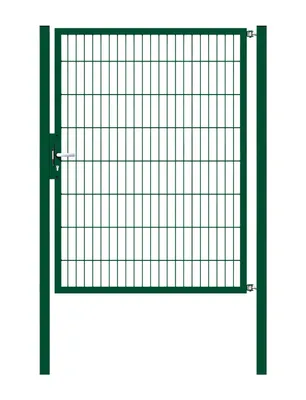 Produktbild von Alberts Einzeltor Flexo mit Zubehör, zum Einbetonieren, grün, Breite 125 cm, Höhe 180 cm