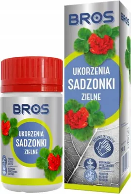 Zdjęcie produktu dla Bros Ukorzenia Sadzonki Zielne Ukorzeniacz Pobudza Rozrost Korzeni 50G