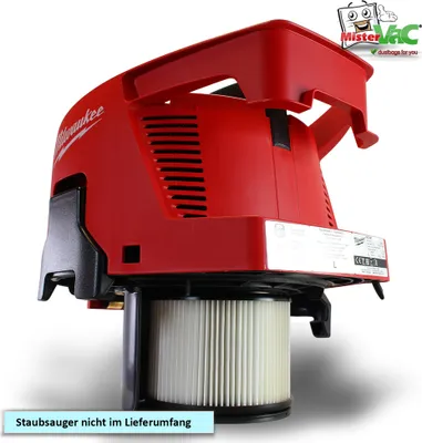 Produktbild von MisterVac Lamellenfilter Ersatzfilter kompatibel mit Milwaukee AS 300 EMAC