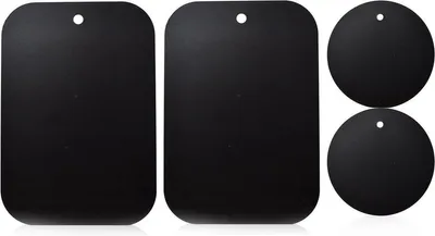 Produktbild von CHPN – 4 Metallplatten für Magnet-Handy-Halterung im Auto, selbstklebendes Smartphone
