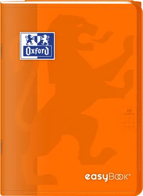 Image de Carnet de notes Oxford A5 60k quadrillé Easybook avec couverture