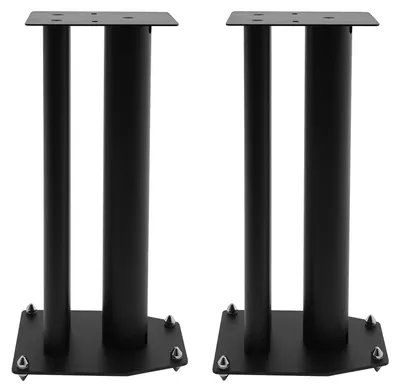 Immagine prodotto di Supporti per altoparlanti, struttura autoportante, montaggio semplice, colore nero