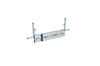 Produktbild von Verstellbare Abziehschiene aus Aluminium, lange 45 - 70 cm,  Höhe 0-14 cm stufenlos einstellbar, für Pflastersteine und Platten