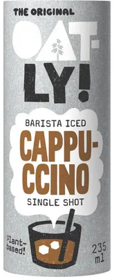 Produktbild von Oatly! Barista Iced Cappuccino Single Shot 235 ml – Cremiger Pflanzlicher Haferkaffee