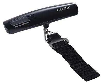 Zdjęcie produktu dla Waga bagażowa cyfrowa z hakiem - Do 50 kg - Wyświetlacz LCD - Czarna
