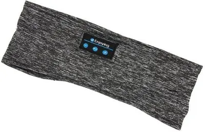 Image de Casque audio avec bandeau et musique via Bluetooth pour le fitness, l'entraînement et le yoga, 4 heures d'autonomie, design tendance
