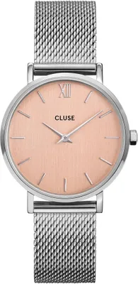 Produktbild von Cluse Damen Armbanduhr Minuit, Mesh, CW0101203029