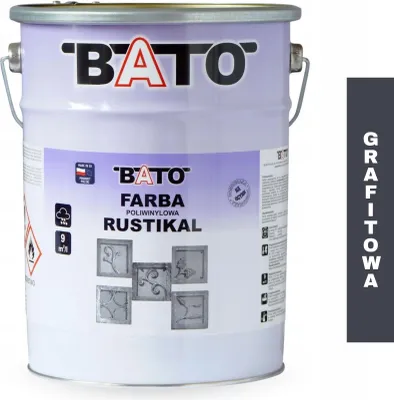 Obrázek produktu pro Polyvinylová barva na kov BATO RUSTIKAL grafit 5L