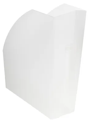 Zdjęcie produktu dla 18057D: Zestaw do przechowywania czasopism, kolor biały, wymiary: 29,2 x 11 x 32 cm