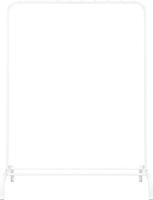 Immagine prodotto di QUVIO Appendiabiti con scarpiera - Altezza 150 cm - Appendiabiti - Gardaroberek - Appendiabiti in metallo - Scarpiera - Bianco
