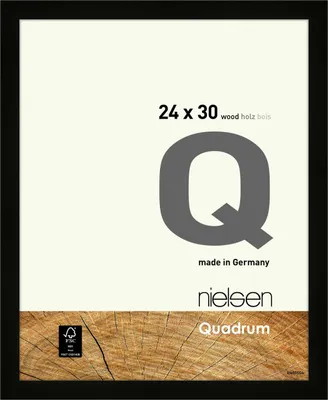 Produktbild von nielsen Holz Bilderrahmen Quadrum, 24x30 cm, Schwarz